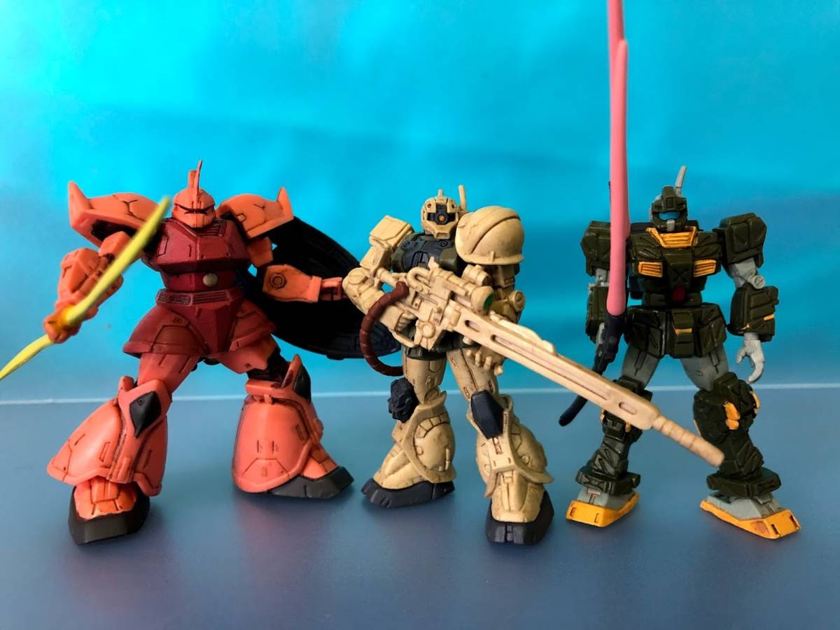 hgガシャポン Sog ガンダム3体 ザクスナイパー ジムストライカー シャアゲルググ 送料込み Dejapan Bid And Buy Japan With 0 Commission
