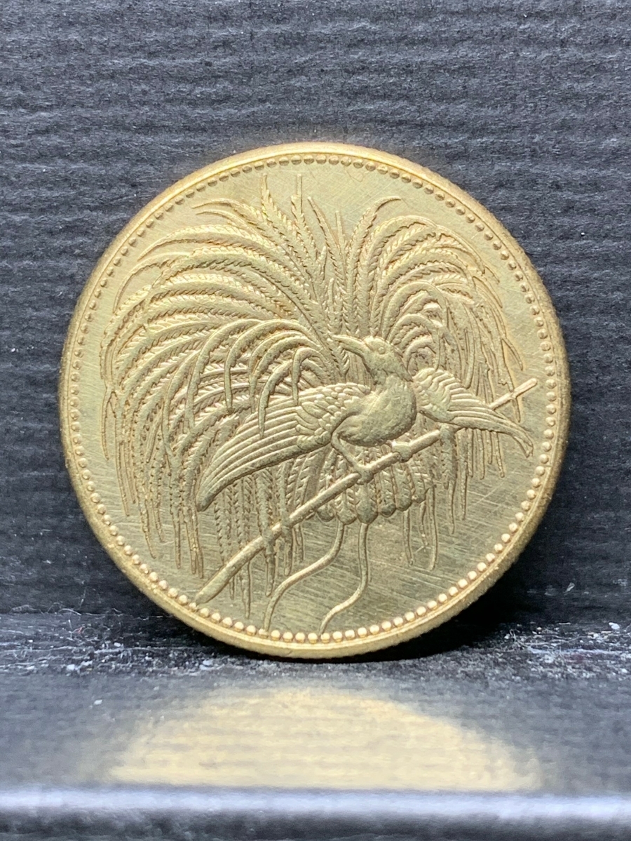 Ωドイツ領ニューギニア 1895年 20マルク 極楽鳥 検)古銭硬貨貨幣金貨