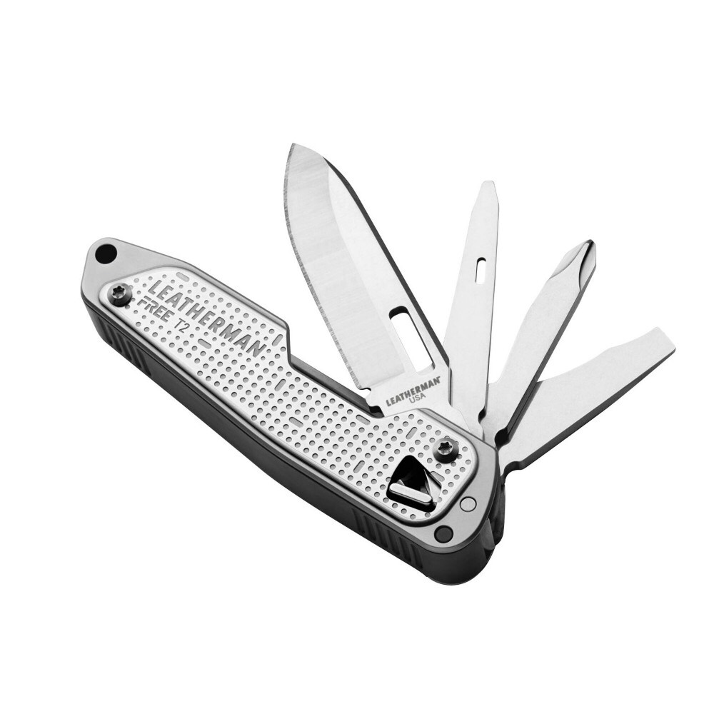 Leatherman USA No.FRT2-SV フリーT2シルバーStaimnless Steel ガラス樹脂入ハンドル・Closed:9.3cm・420HC Blade:5.6cm・8機能・