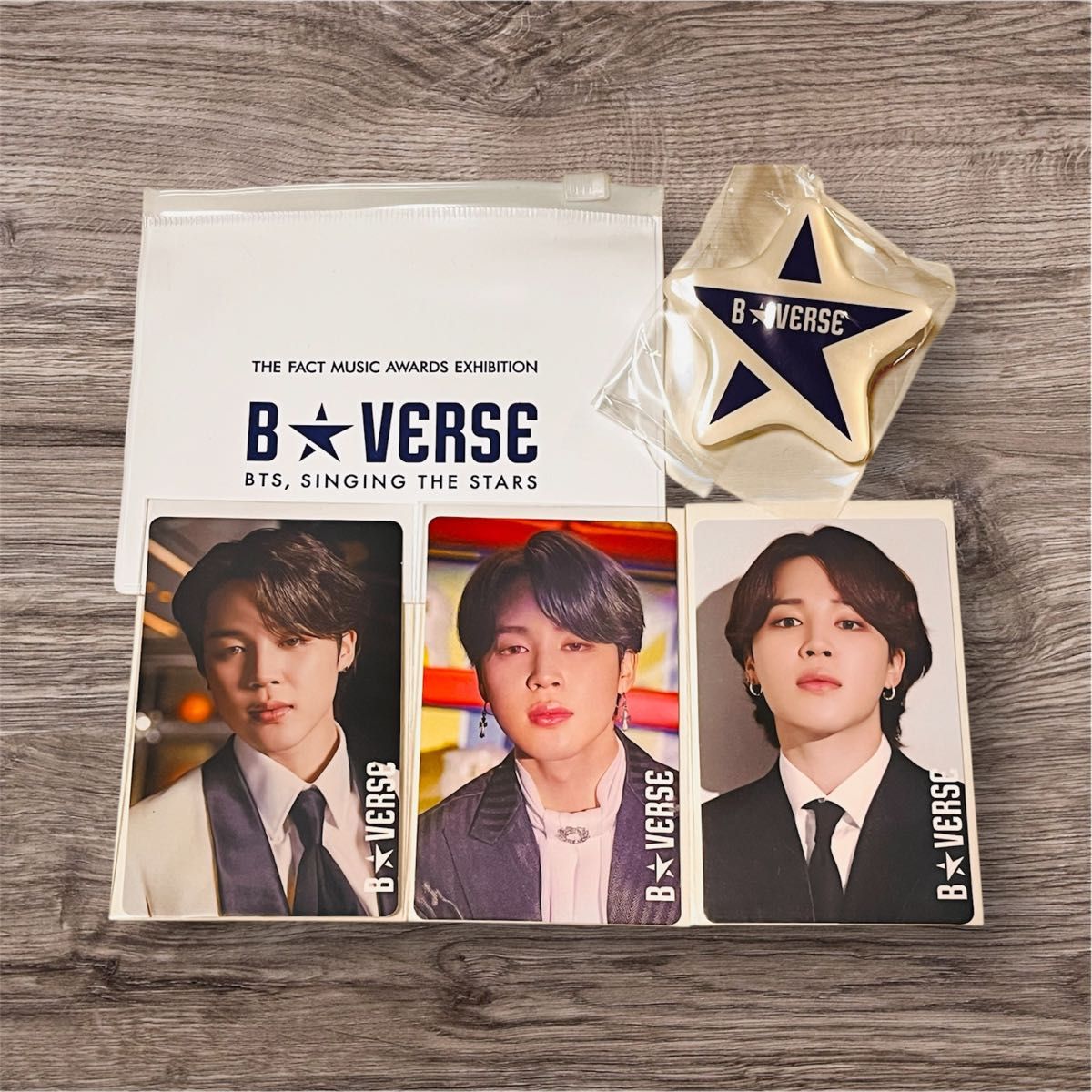 BTS B☆verse 入場トレカ ジミン 3枚セット ハラカド 新作・寺田 BTS B☆verse 入場トレカ ジミン 3枚セット ハラカド 新作・寺田