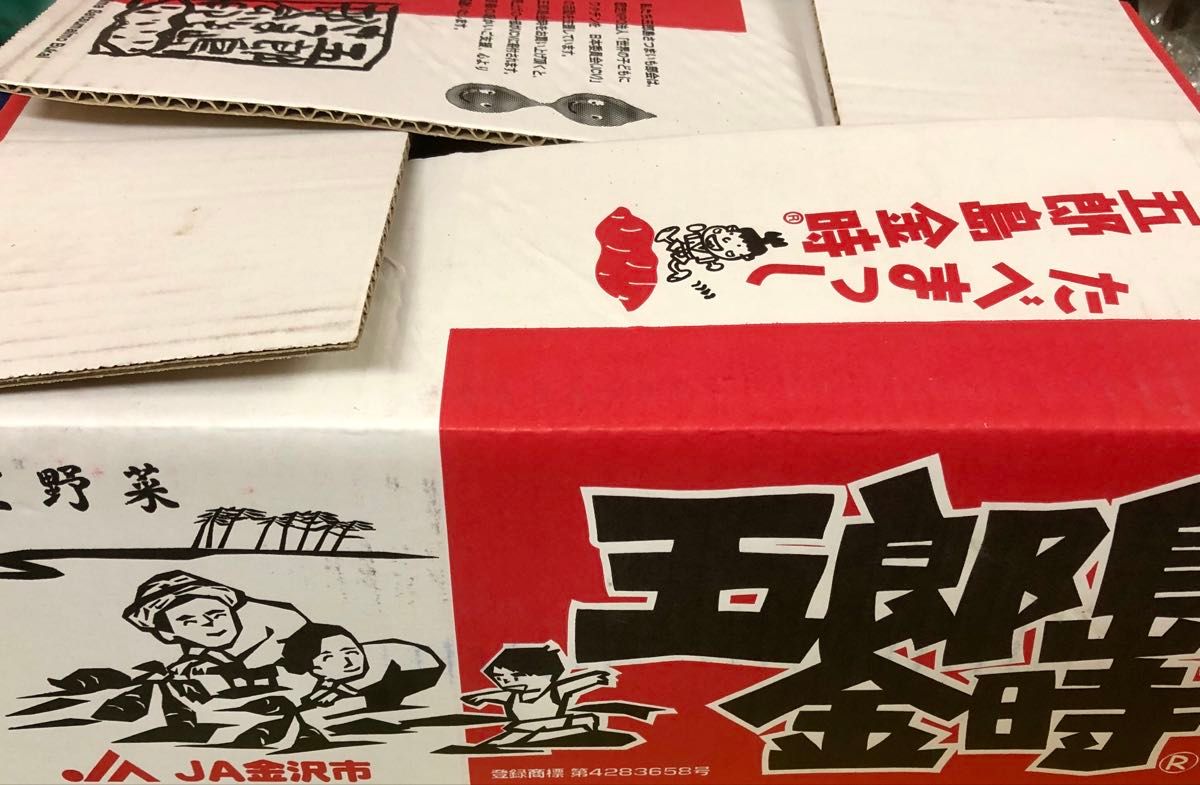 加賀野菜　五郎島金時芋2.5kg箱詰め 中コロサイズ
