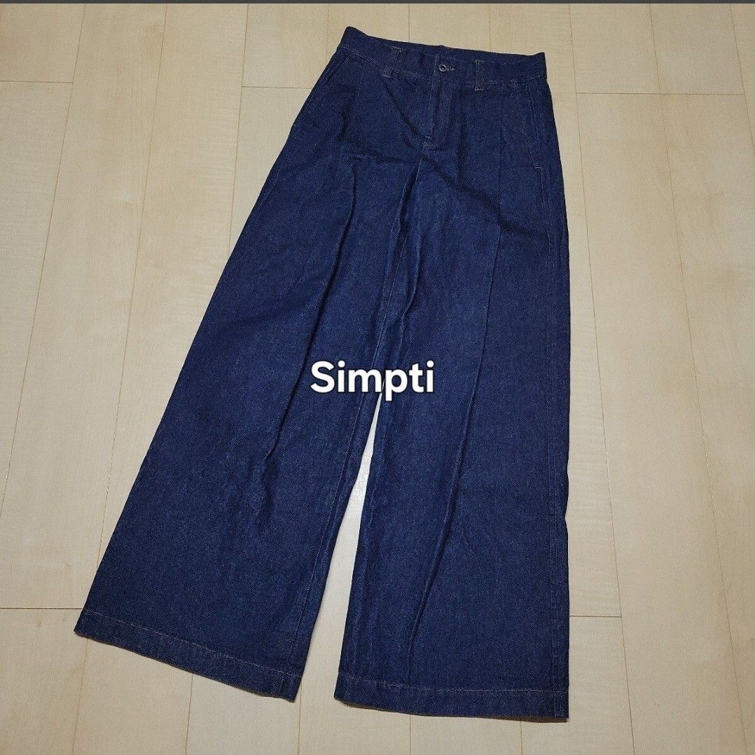 Simpti★1Tuck Wide Denim シンプティ デニム