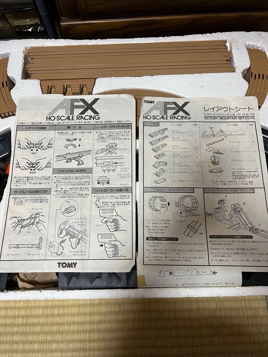 HO スロットカー ビクトリーマウンテン AFX トミー 当時物 2台 HO スロットカー ビクトリーマウンテン AFX トミー 当時物 2台