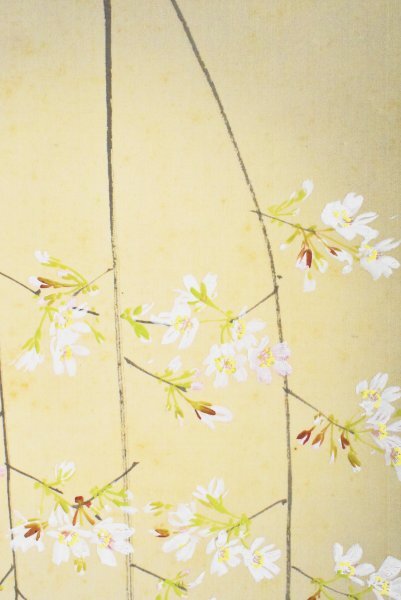 真作】B4560 今尾景樹「朧月重枝桜図」絹本 共箱 肉筆 今尾景年 真作】B4560 今尾景樹「朧月重枝桜図」絹本 共箱 肉筆 今尾景年