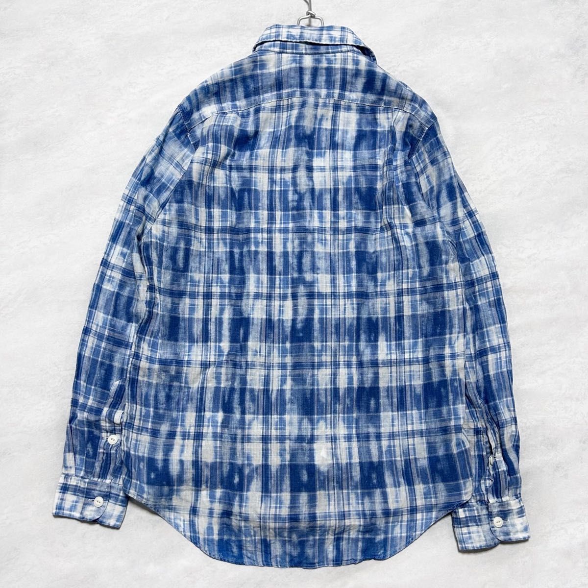 ラルフローレン POLO RALPH LAUREN 現行タグ チェック柄 麻 ラルフローレン POLO RALPH LAUREN 現行タグ チェック柄 麻