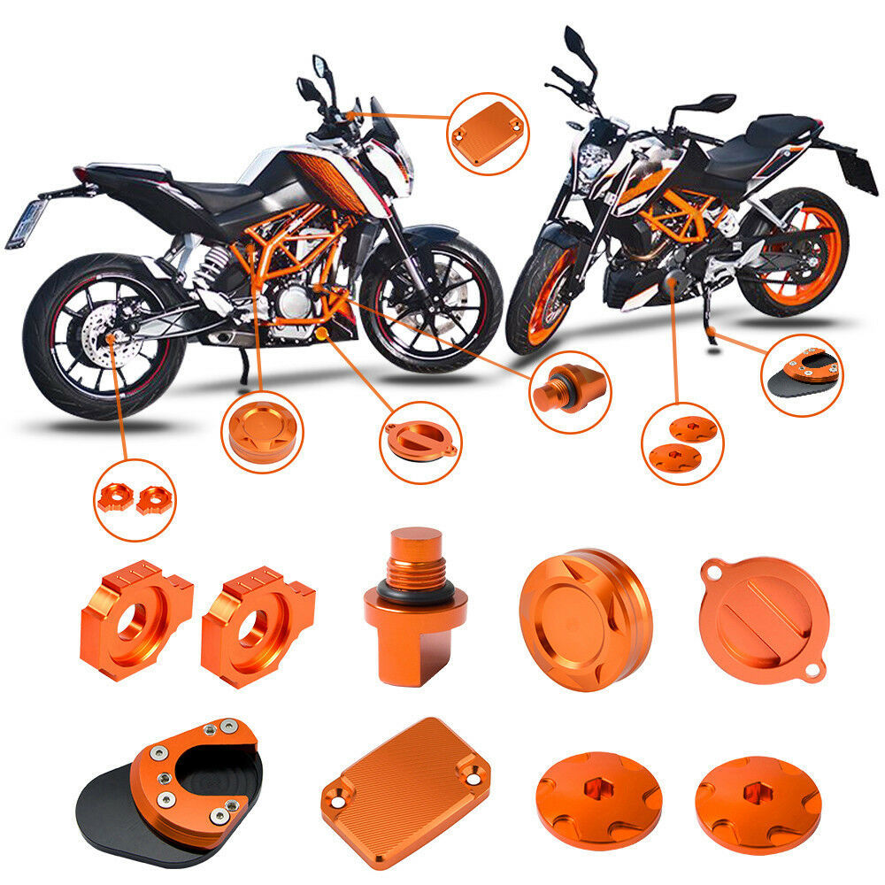ヤフオク! - KTM DUKE デューク アルマイトパーツ 7点セット