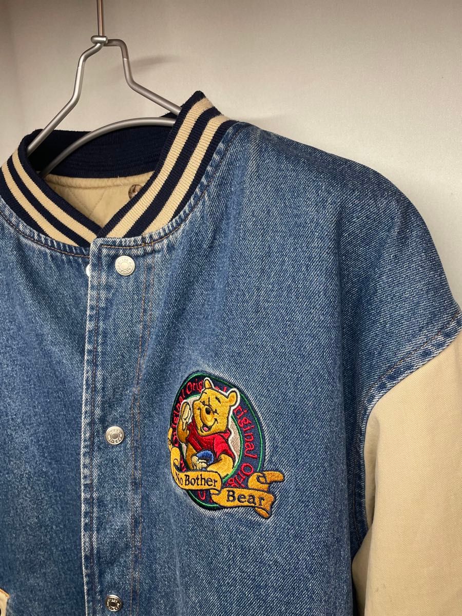 XXXTENTACION着用 Disney プーさん スタジャン ヴィンテージ 90s XXXTENTACION着用 Disney プーさん スタジャン ヴィンテージ 90s