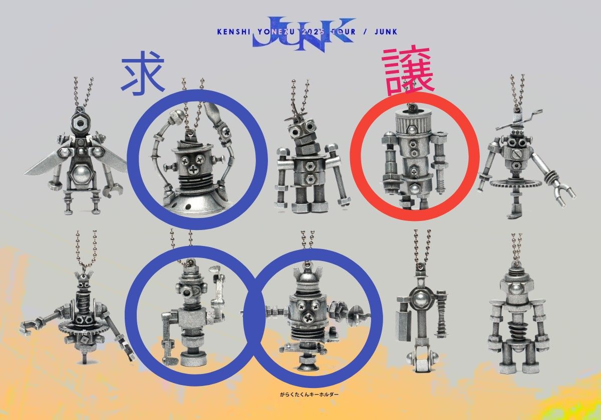 米津玄師 がらくたくんキーホルダー JUNK|Yahoo!フリマ(旧 米津玄師 がらくたくんキーホルダー JUNK|Yahoo!フリマ(旧