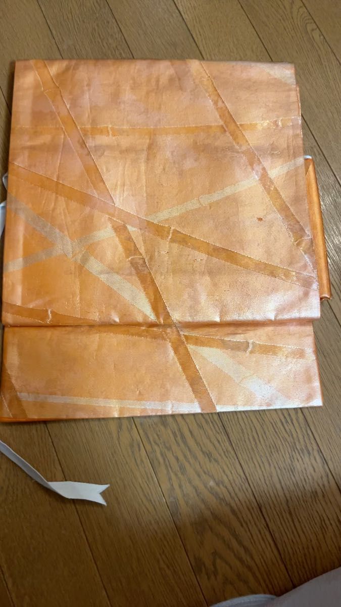 正絹 竹模様付け帯&モダン柄紺色付け帯