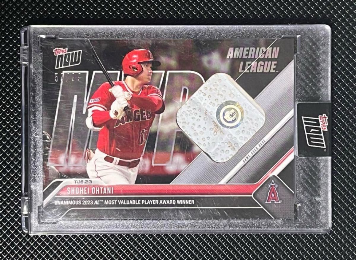 2023 Topps Now 大谷翔平 MVP レリックベースカード 99枚限定 2023 Topps Now 大谷翔平 MVP レリックベースカード 99枚限定