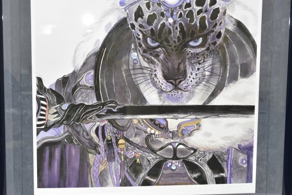 真作】天野喜孝『異形の将軍』39/60 版画 直筆サイン 真作】天野喜孝『異形の将軍』39/60 版画 直筆サイン