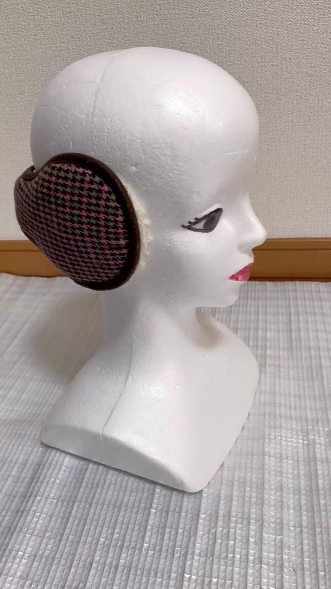 耳あて イヤーマフ ボア コンパクト 可愛い