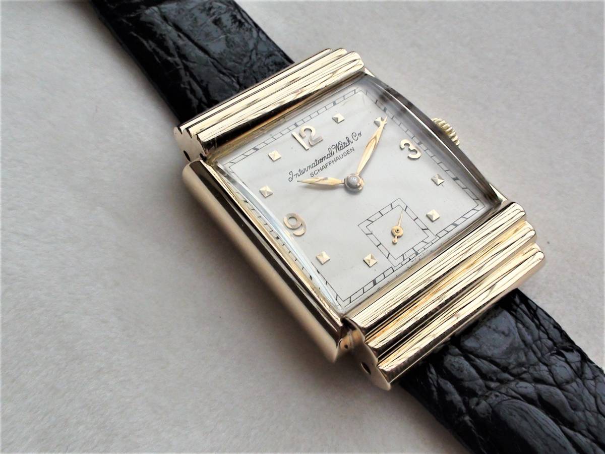 【希望者のみラッピング無料】 1930~40年代 手巻き 14K IWC アンティーク アールデコ その他