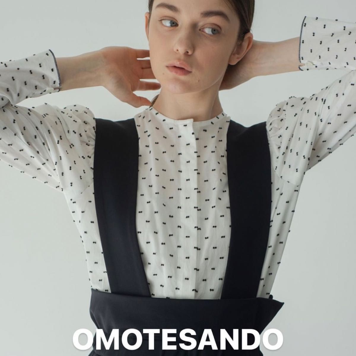 OHGA ピンドットブラウス PindotBlouse オオガ オーガ トップス OHGA ピンドットブラウス PindotBlouse オオガ オーガ トップス
