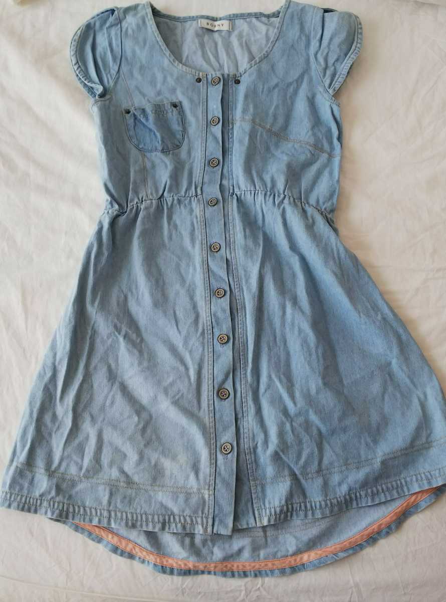 ヤフオク Borny 半袖 デニム ワンピース ワンピ パフスリ ヤフオク Borny 半袖 デニム ワンピース ワンピ パフスリ