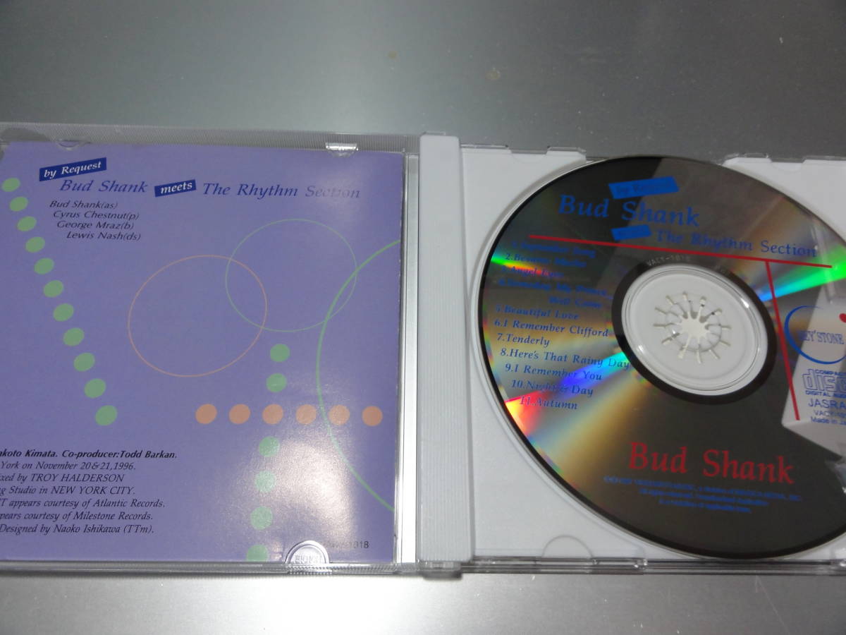 BUD SHANK バドシャンク MEETS THE RHYTHM SECTION SWING JOURNAL BY REQUEST 国内盤