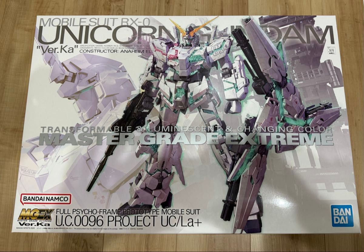 MGEX ユニコーンガンダム Ver Ka 未組立品 箱美品 2025/01再生 MGEX ユニコーンガンダム Ver Ka 未組立品 箱美品 2025/01再生
