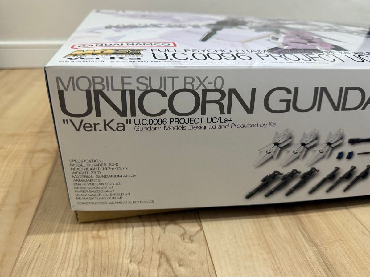 MGEX ユニコーンガンダム Ver Ka 未組立品 箱美品 2025/01再生 MGEX ユニコーンガンダム Ver Ka 未組立品 箱美品 2025/01再生
