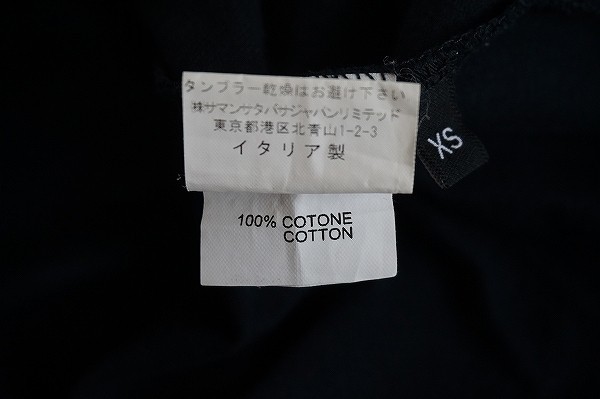 #snc デッドミート DEAD MEAT Tシャツ XS 黒 イタリア製 メンズ [438752]_画像5