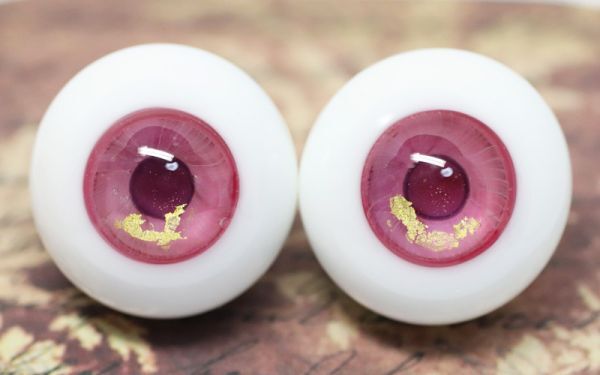 ファッションなデザイン Rosa】17mm ルビーゴールド 17a356 A グラスアイ アイ