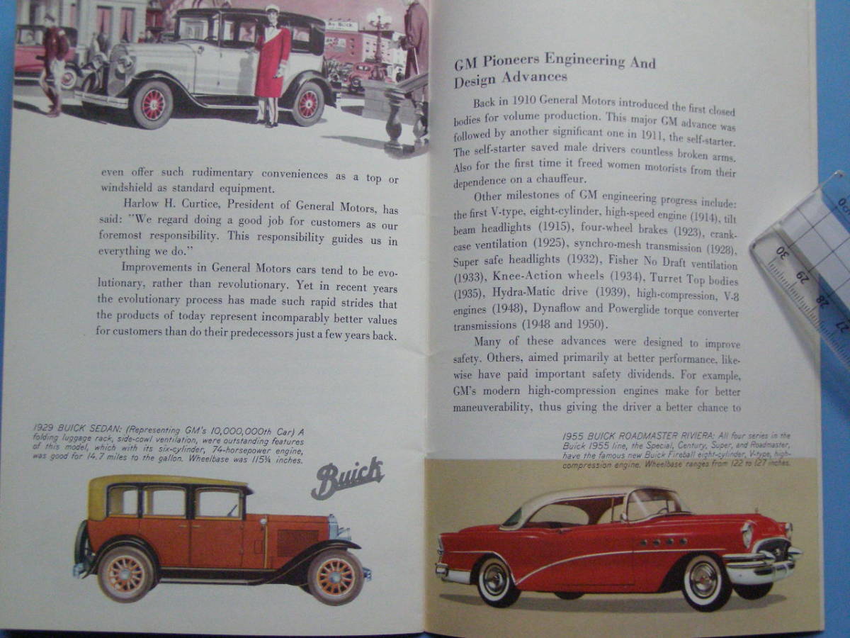 カタログ 古いカタログ 海外 自動車 GM ゼネラルモーターズ 50 MILLION CARS GENERAL MOTORS 表紙も含めて40ページあります (B24)_画像9