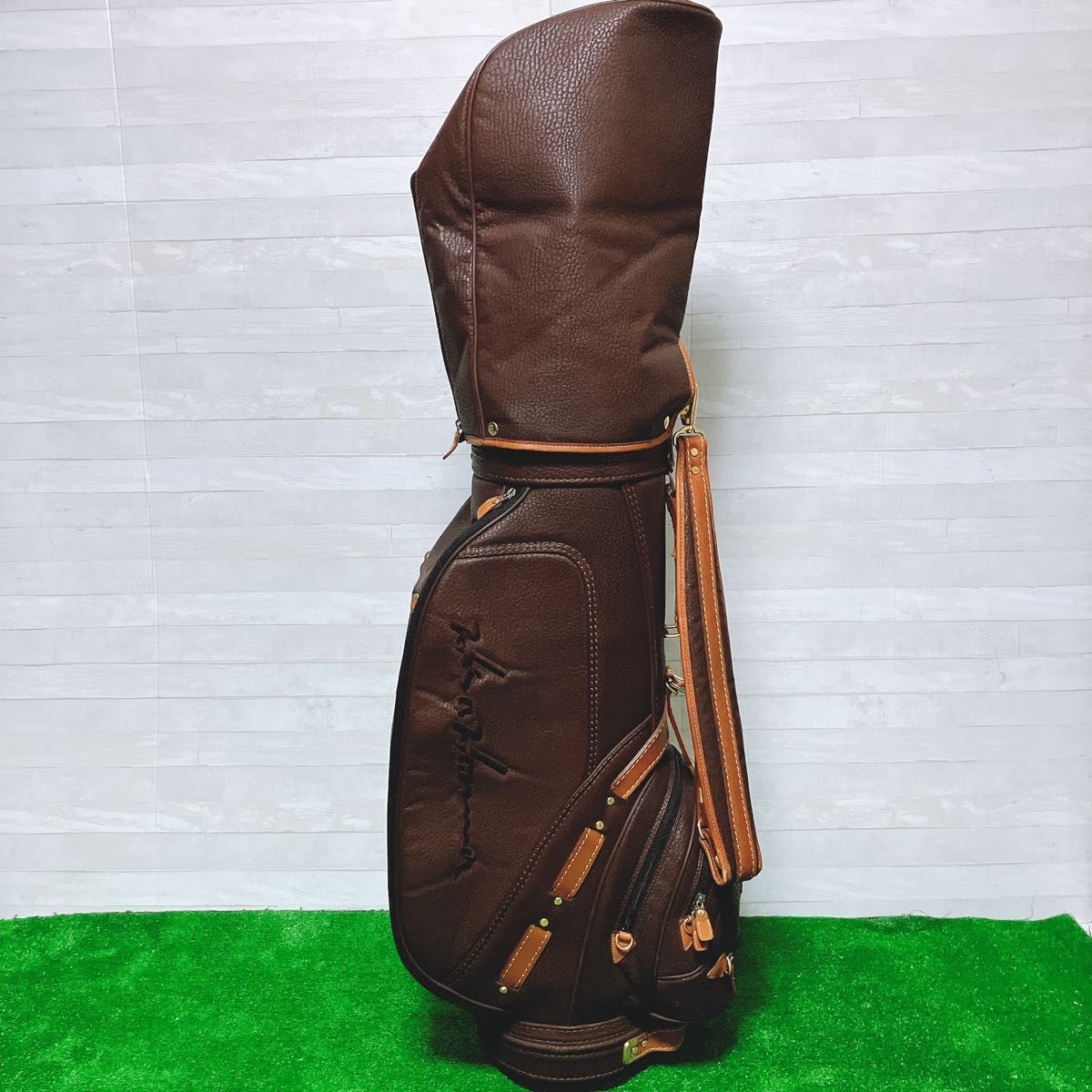 HONMA ホンマゴルフ キャディバッグ クラシック 本革 レザー HONMA ホンマゴルフ キャディバッグ クラシック 本革 レザー