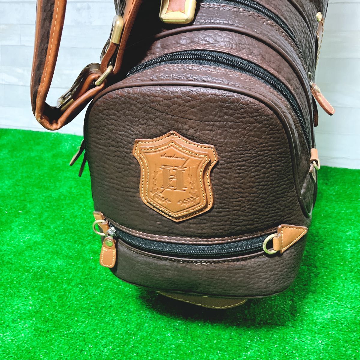 HONMA ホンマゴルフ キャディバッグ クラシック 本革 レザー HONMA ホンマゴルフ キャディバッグ クラシック 本革 レザー