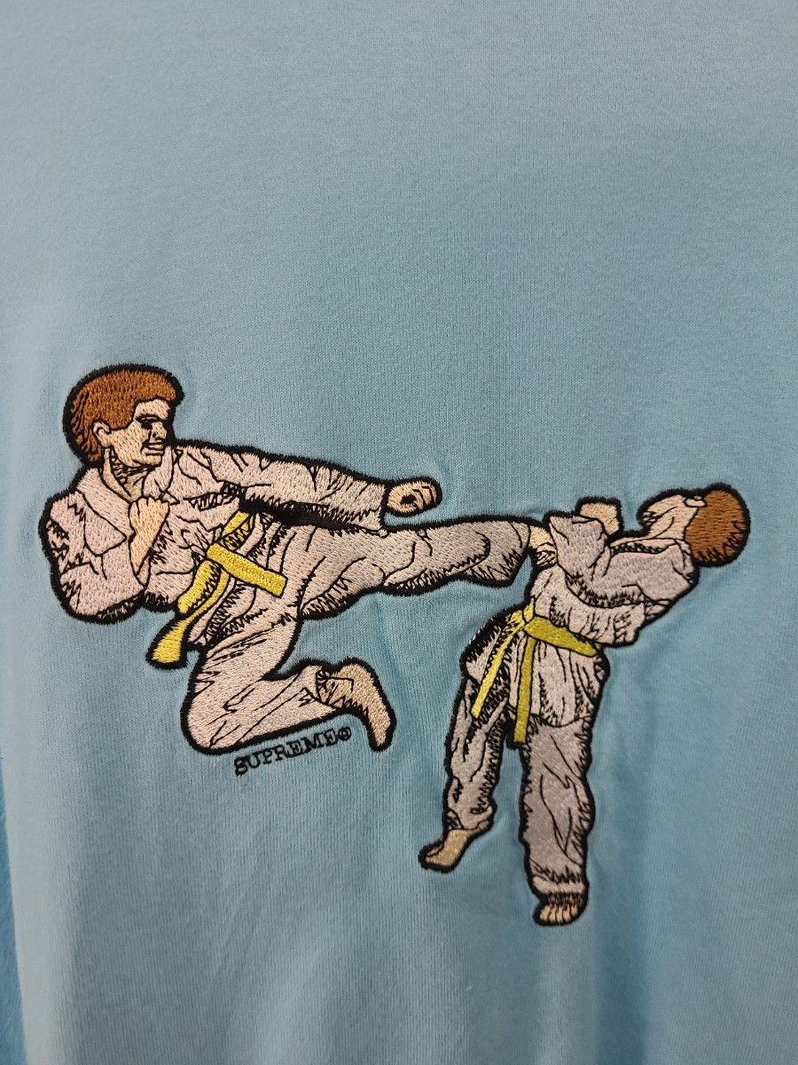 18SS /Supreme Karate Tee カラテ 空手 L/S Top ロンT 長袖 Supreme シュプリーム18SS KARATE L/S 空手刺繍クルーネック長袖