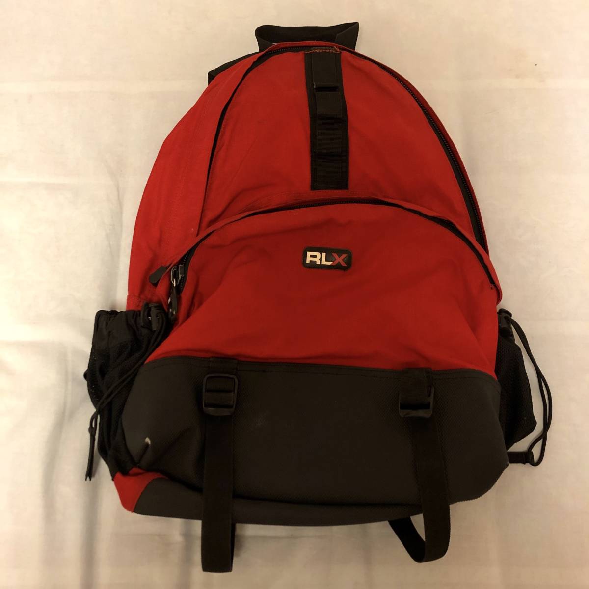 RLX Polo Sport Ralph Lauren red backpack バックパック レッド リュック stadium p wing cap sport rlx rrl country 1992 1993_画像1