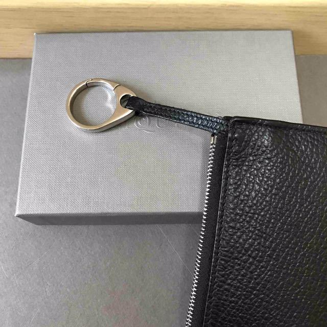  regular 19SS ALEXANDER McQUEEN Alexander McQueen LARGE ZIP COIN CARD leather coin card-case change purse . purse 