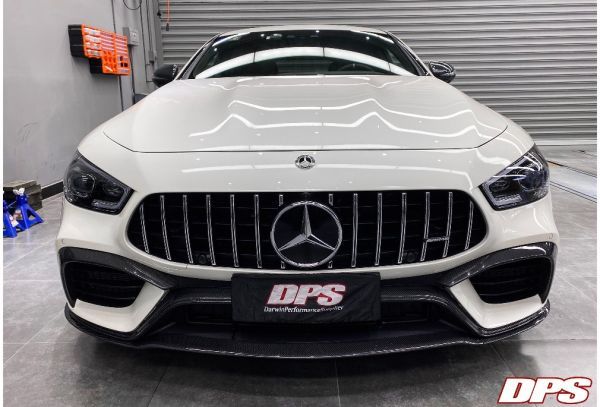 * Benz X290 AMG GT 4 door coupe for 3 piece type front bumper carbon outlet / carbon spoiler / under lip /AMG/63S