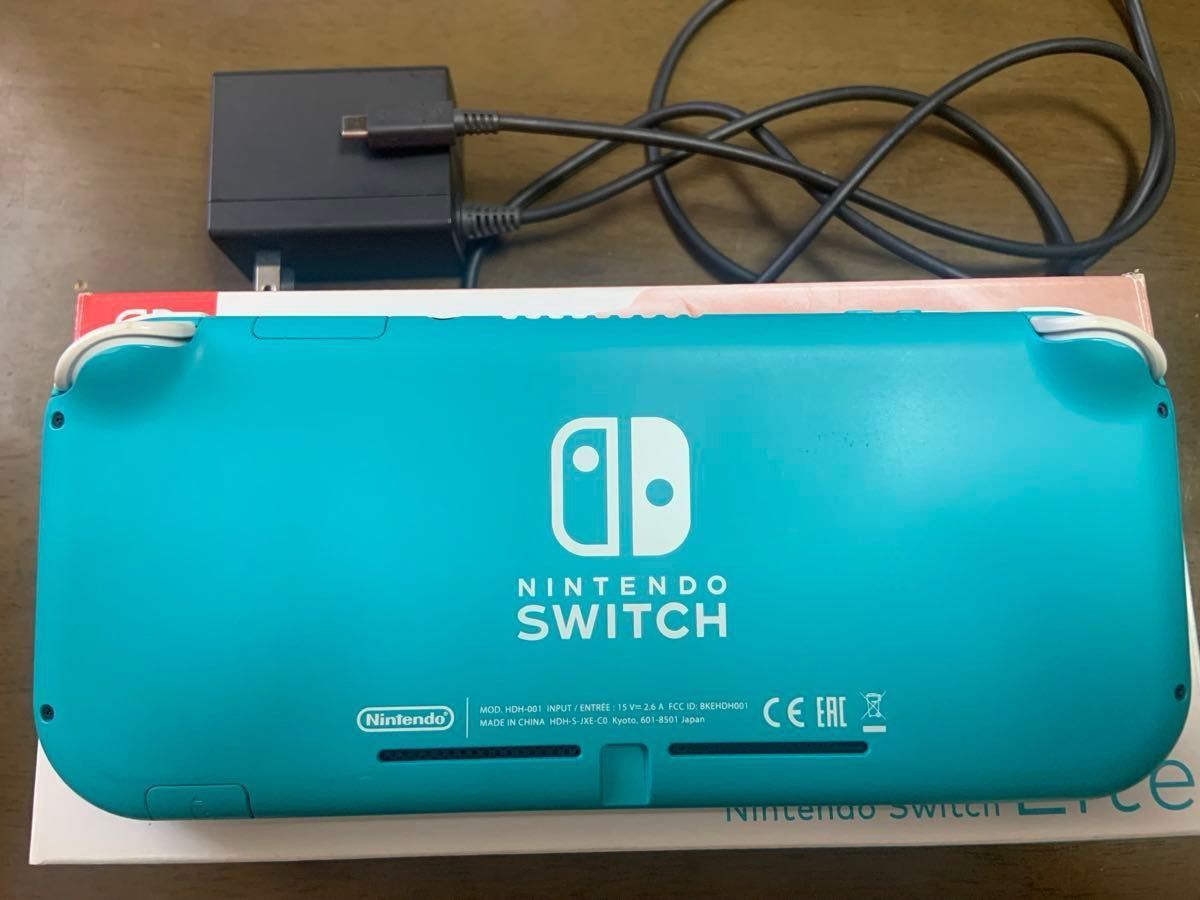完動品・欠品無し】Nintendo Switch Lite ターコイズ 充電器付 完動品・欠品無し】Nintendo Switch Lite ターコイズ 充電器付
