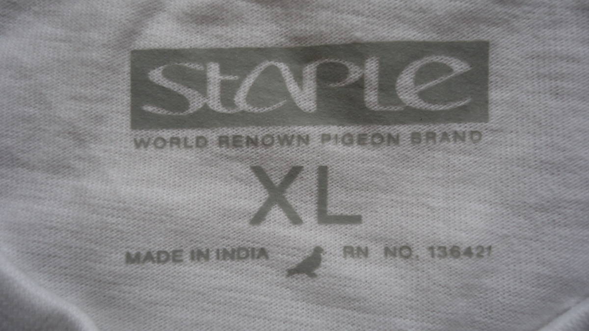 Staple Safari Pigeon Tee 白 XL 40%off ステープル 鳩 ハト サファリカモ NYC Tシャツ レターパックライトの画像6