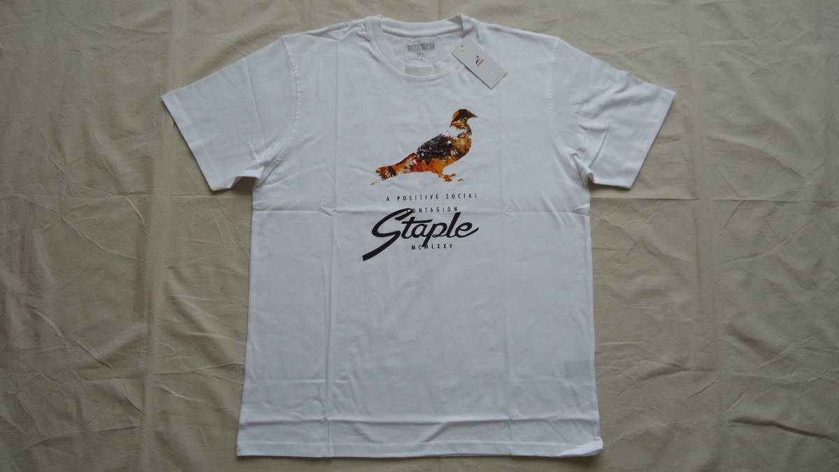Staple Safari Pigeon Tee 白 XL 40%off ステープル 鳩 ハト サファリカモ NYC Tシャツ レターパックライトの画像1