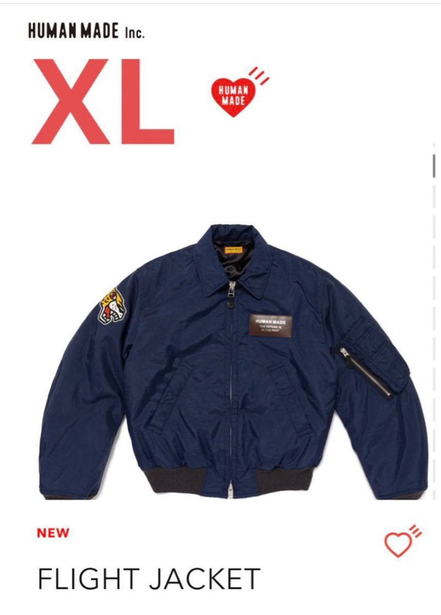 HUMAN MADE FLIGHT JACKET ネイビー ヒューマンメード フライト HUMAN MADE FLIGHT JACKET ネイビー ヒューマンメード フライト