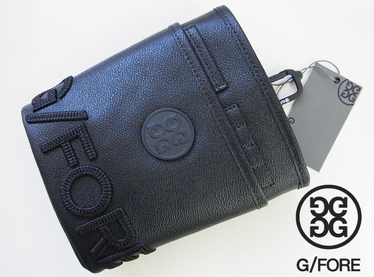 国内正規品★G/FORE ジーフォア★TRJ THREE 刺繍3Gロゴ ウエストポーチ【073215836】ブラック黒【本物保証】レーザー距離計 小物入れケース