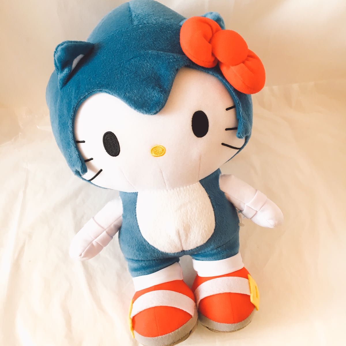 ソニックxキティ コラボぬいぐるみ 非売品 プライズ SEGA セガ ソニックxキティ コラボぬいぐるみ 非売品 プライズ SEGA セガ