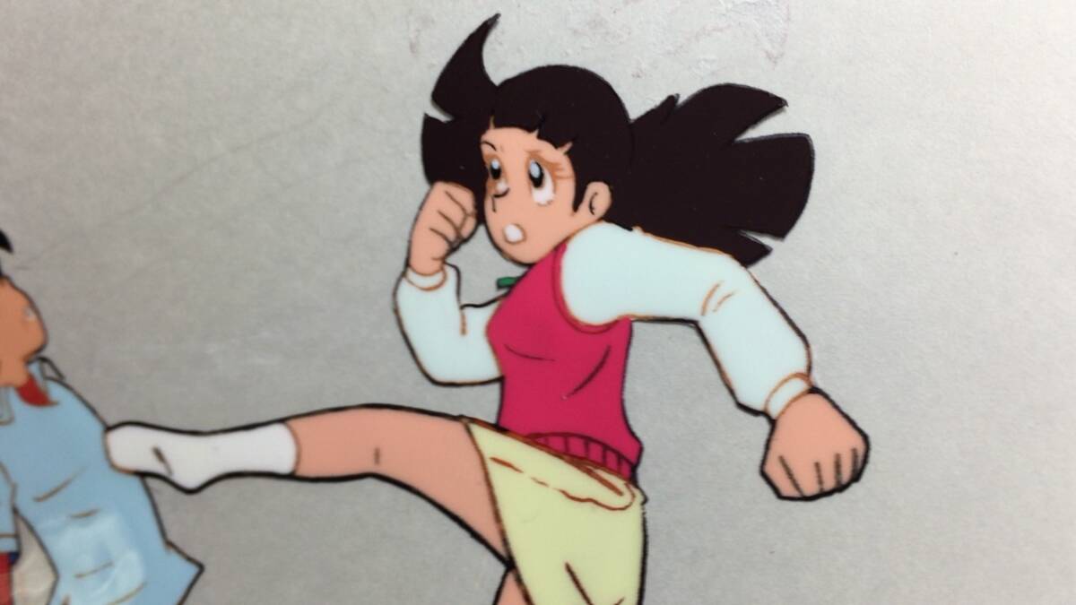 A【セル画3】『釣りキチ三平/高山ユリ B10』○動画つき○矢口 A【セル画3】『釣りキチ三平/高山ユリ B10』○動画つき○矢口