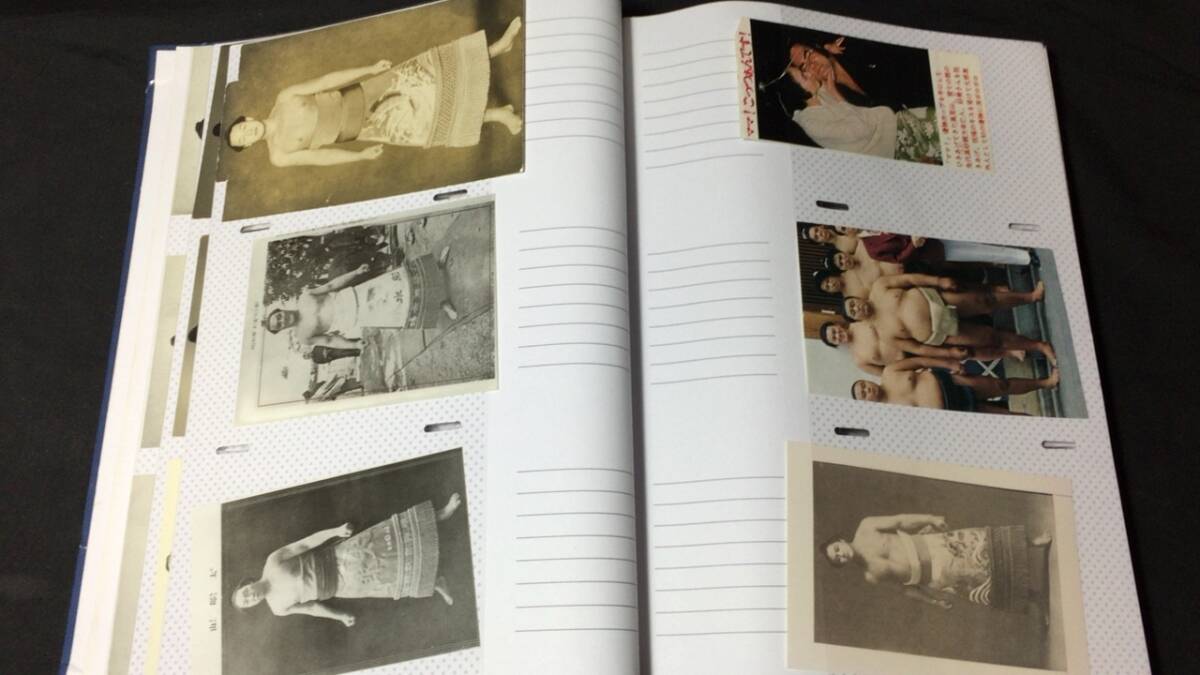 B『相撲 写真資料 戦前を含む』大量一括計650枚セット+切り抜き B『相撲 写真資料 戦前を含む』大量一括計650枚セット+切り抜き