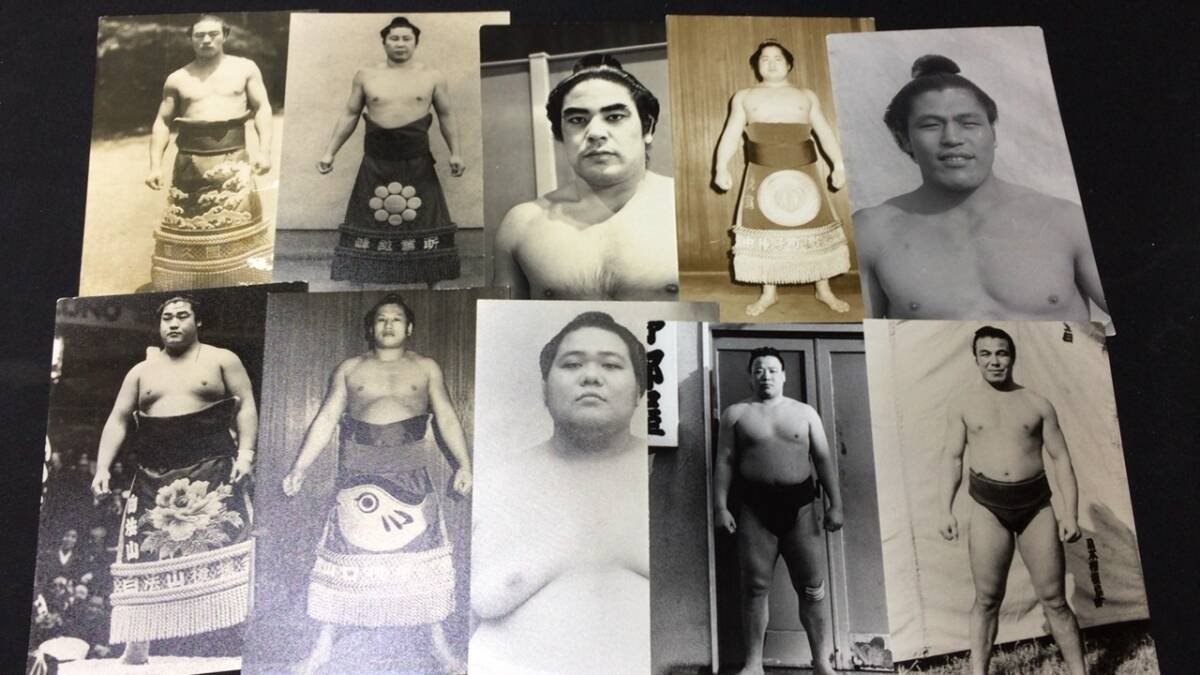 B『相撲 写真資料 戦前を含む』大量一括計650枚セット+切り抜き B『相撲 写真資料 戦前を含む』大量一括計650枚セット+切り抜き