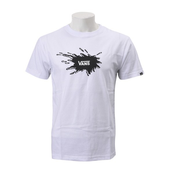 ■VANS Splash Flying Logo S/S Tee 白/黒 新品 サイズM バンズ スプラッシュフライング ロゴ Tシャツ_画像4