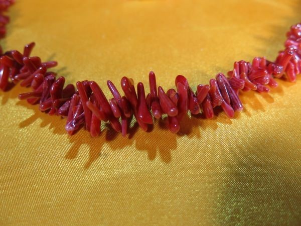 ... necklace ②.. coral ornament 