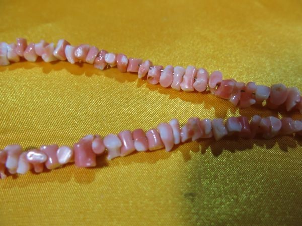 ... necklace ③.. coral ornament 