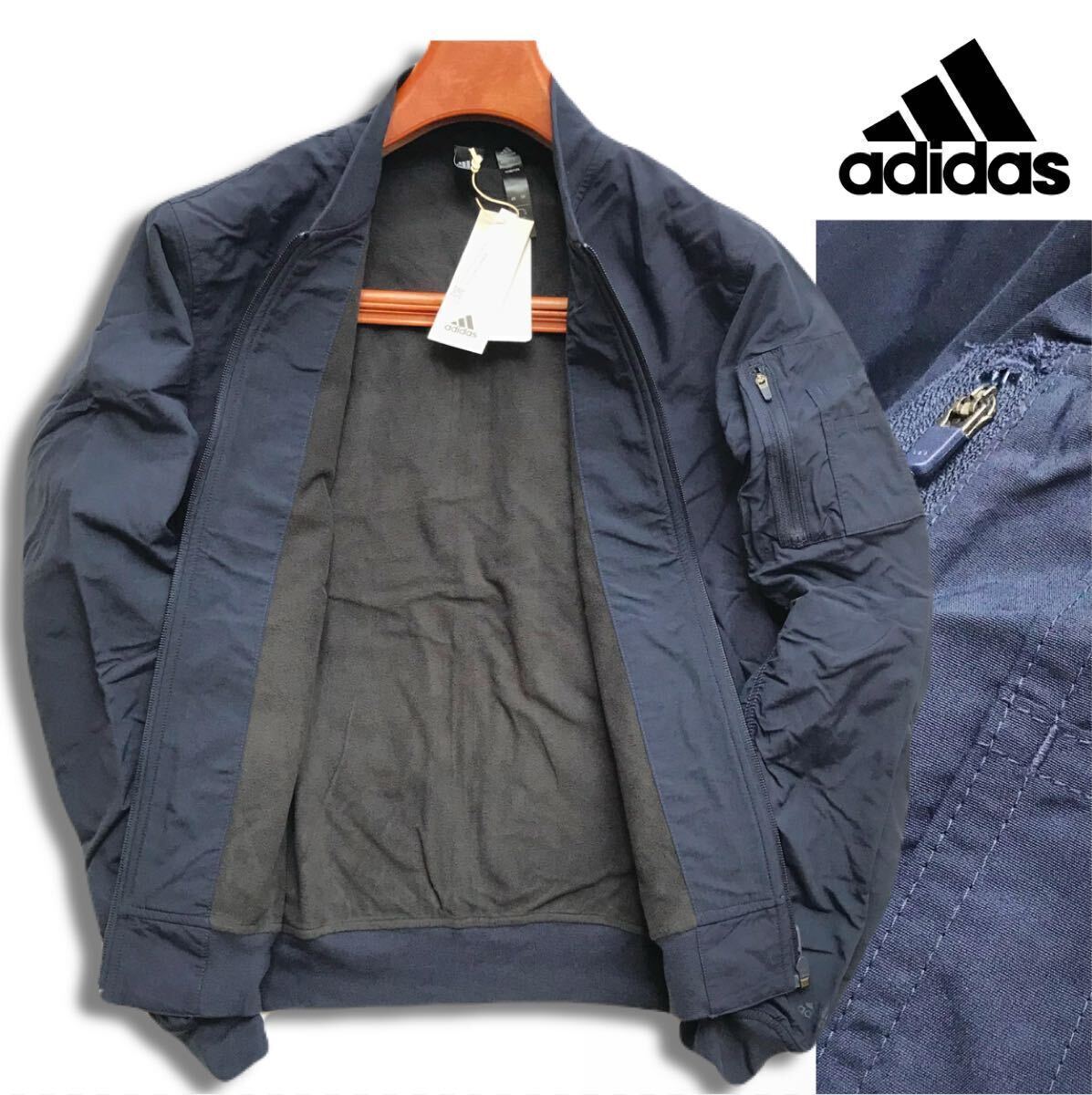 ◇J002新品【メンズM】ネイビー アディダス ADIDAS ゴルフに ◇J002新品【メンズM】ネイビー アディダス ADIDAS ゴルフに