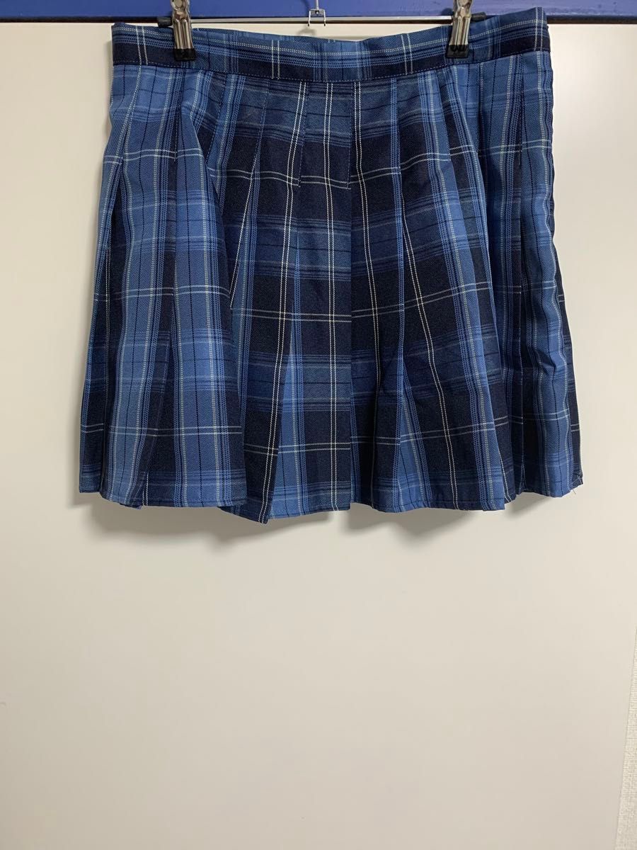 制服 スクールスカート 高校 JK 青 チェック柄 スカート 制服 スクールスカート 高校 JK 青 チェック柄 スカート