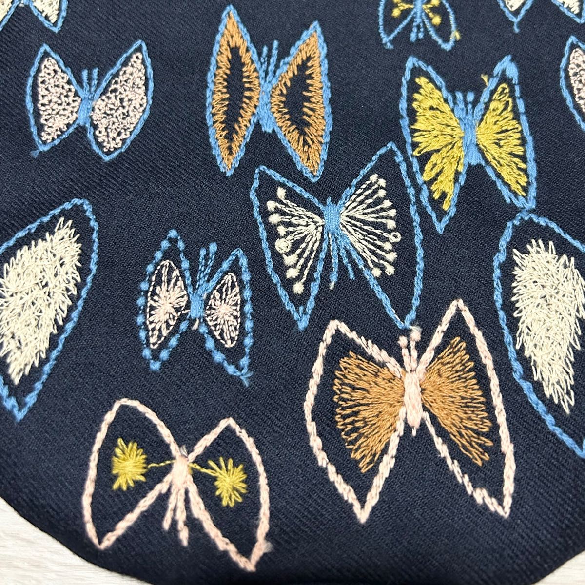 ミナペルホネン sky flower スカイフラワー ポシェット navy ミナペルホネン sky flower スカイフラワー ポシェット navy