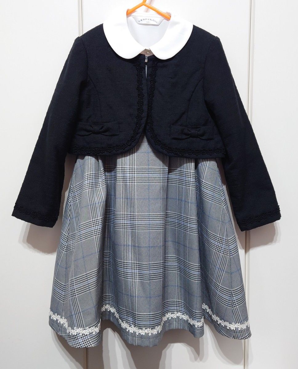 新品ポンポネット pom ponette フォーマルワンピースセット 120cm POM PONETTE フォーマル ワンピース セットアップ 入学式 発表会