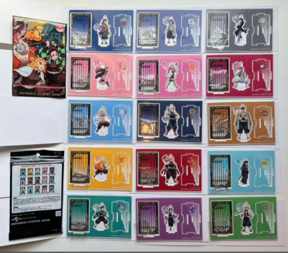 鬼滅の刃 コレクタブルキーチェーン15枚コンプリート ユニバーサルUSJ限定