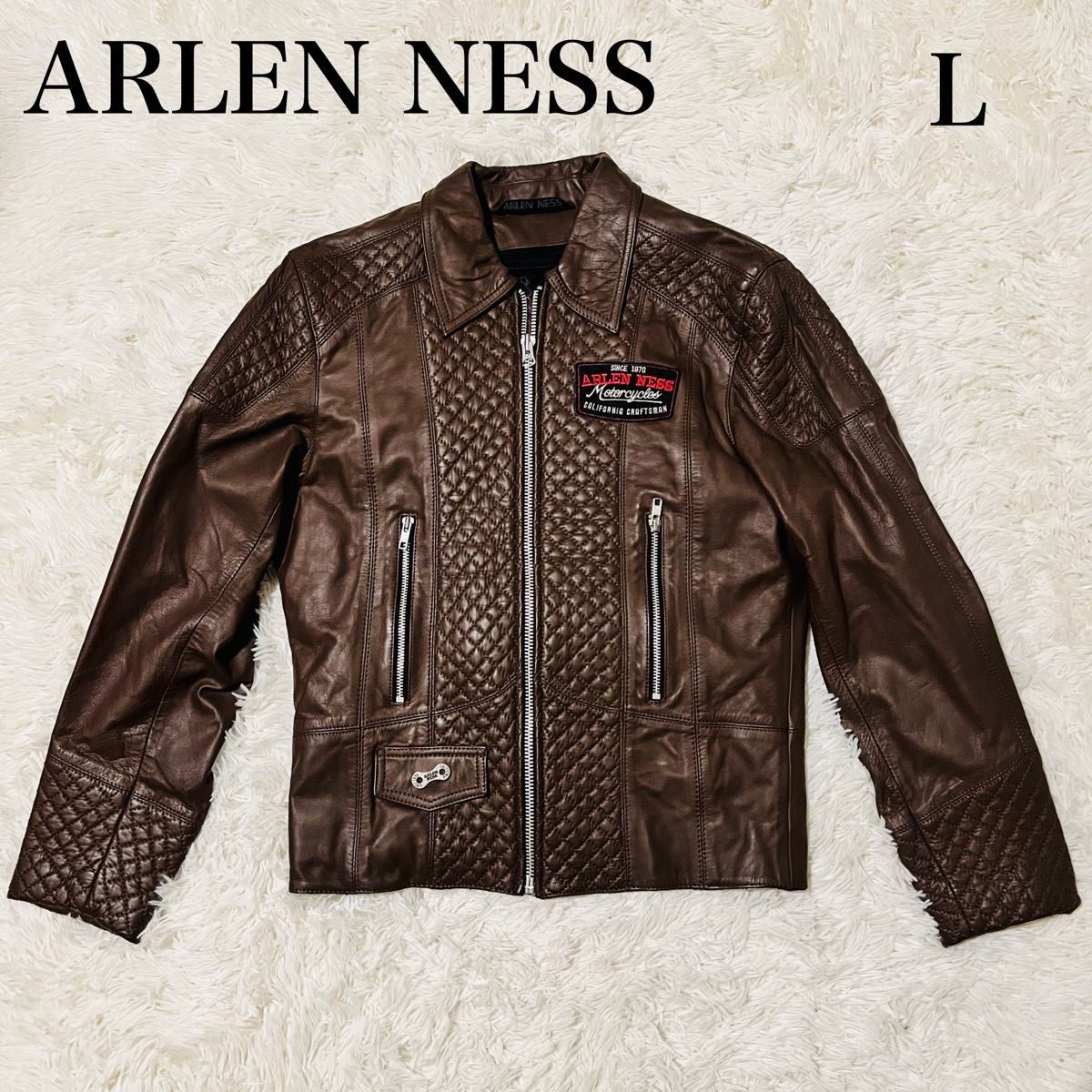 圧巻の一着】超高級品 ARLEN NEES アレンネス レザージャケット 圧巻の一着】超高級品 ARLEN NEES アレンネス レザージャケット