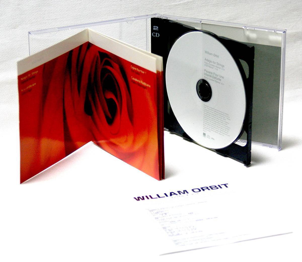 14曲入り国内盤 : 2CD : 美品★WILLIAM ORBIT／PIECES IN A MODERN STYLE (ウィリアム・オービット／ピーシズ・イン・ア・モダン・スタイル_画像2